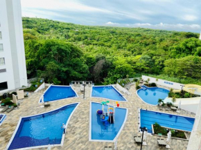 Flat 303 - Condomínio Park Veredas - Acesso ao Rio - Completo com ar no quarto e na sala